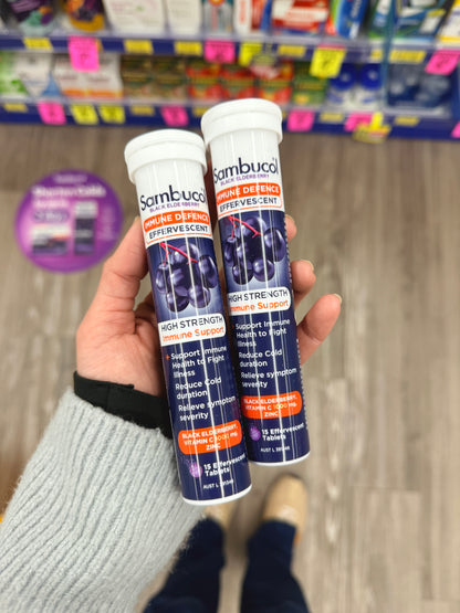 Sambucol黑接骨木維他命C發泡錠