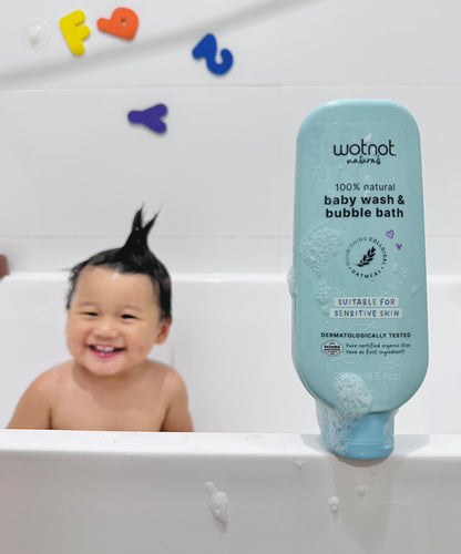 Baby Wash & Bubble Bath - Wotnot Naturals | MLC Space