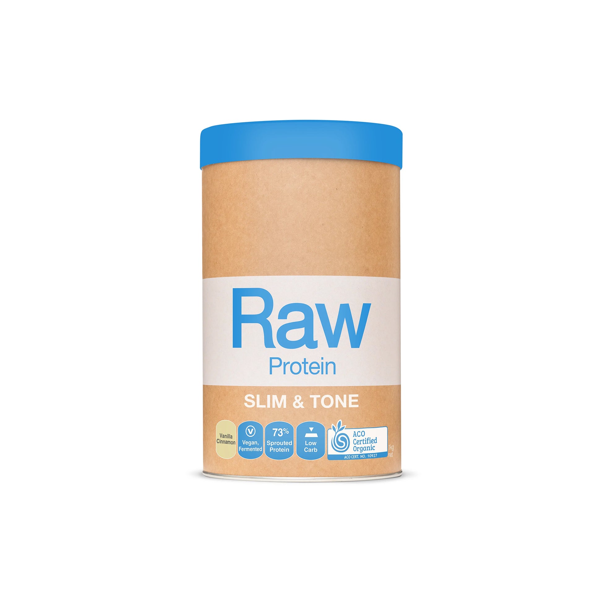 Raw Protein Slim & Tone - Vanilla Cinnamon 1kg - Amazonia | MLC Space